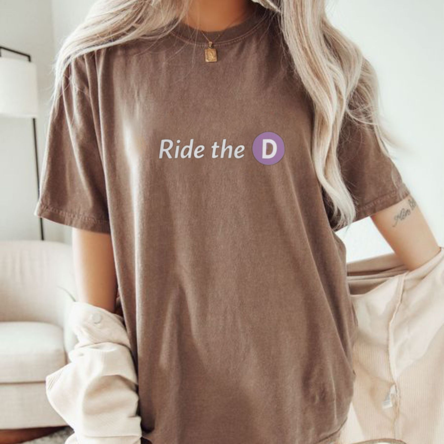 "LA Metro Ride the Line" T-Shirt – Retro Transit Graphic Tee, Unisex Cotton Shirt - Teezioo