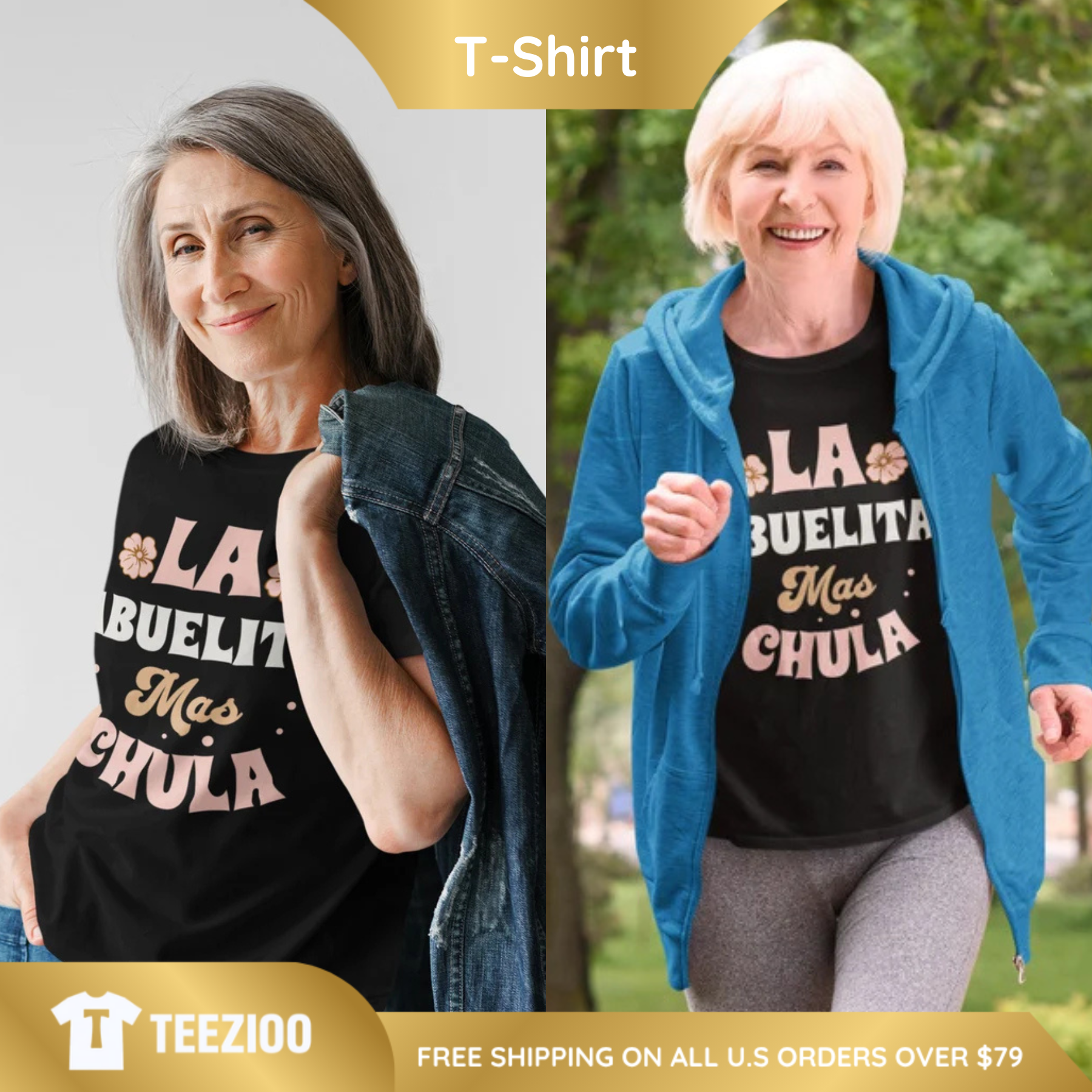"Te Amo Abuela" Sweet Spanish Grandmother Shirt - Teezioo