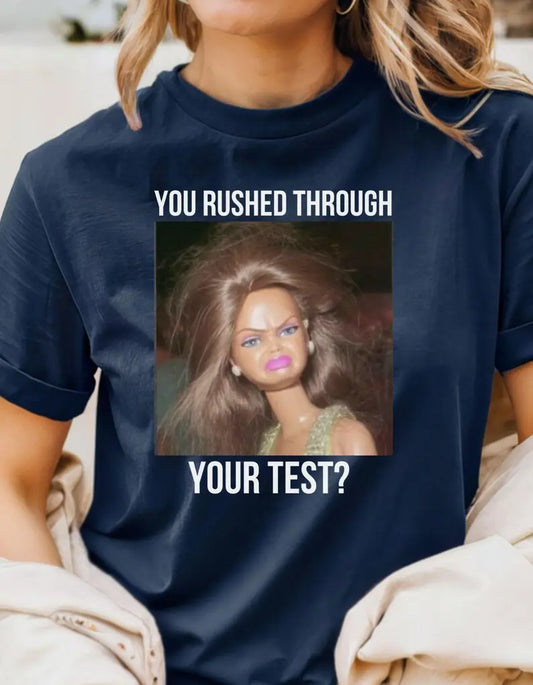Teacher Testing Day T-Shirt – Comfort Colors® Retro Doll Meme Eras Tee - dogmomhat